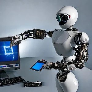 AI-text-to-image-photo-robot-with-computer